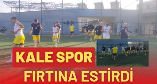 Kale Spor fırtına estirdi 