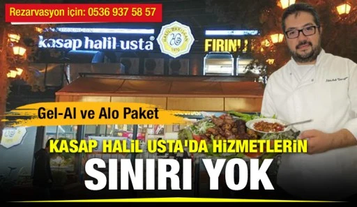 Kasap Halil Usta'da hizmetlerin sınırı yok: Gel-Al ve Alo Paket