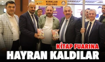 Kitap Fuarına hayran kaldılar