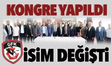 Kongre yapıldı isim değişti