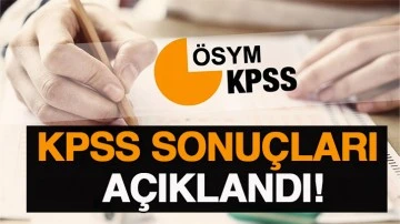 KPSS sonuçları açıklandı!