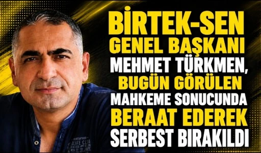 Mehmet T&uuml;rkmen Hakkındaki Davada Beraat Kararı