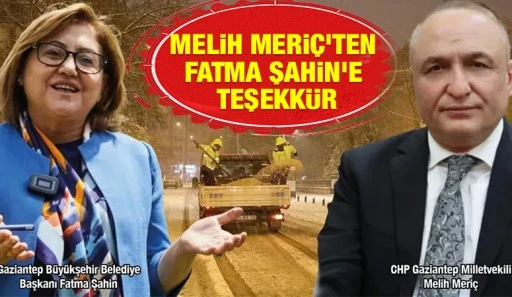 Melih Meri&ccedil;&rsquo;ten Fatma Şahin&rsquo;e teşekk&uuml;r