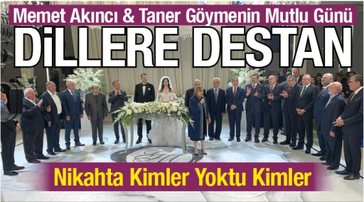 Memet Akıncı &amp; Taner Göymenin Mutlu Günü Dillere Destan.... Nikahta Kimler Yoktu Kimler
