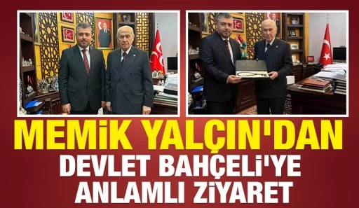 Memik Yal&ccedil;ın'dan Devlet Bah&ccedil;eli'ye Anlamlı Ziyaret