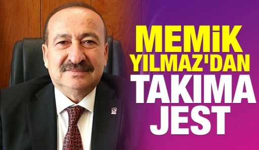 Memik Yılmaz'dan Takıma Jest