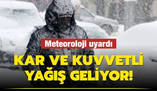 Meteoroloji uyardı: Gaziantep'e yağmur ve kar geliyor!