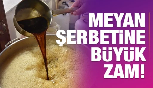 Meyan Şerbetine büyük zam!
