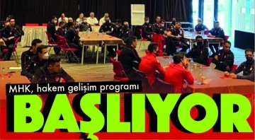 MHK, hakem gelişim programı başlıyor