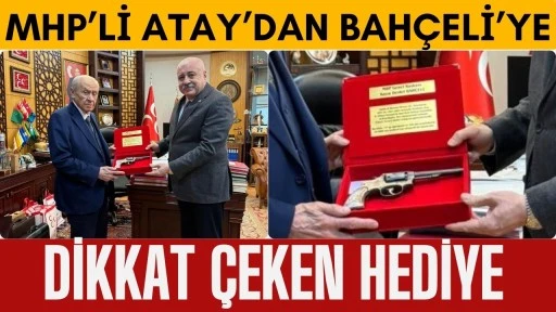 MHP&rsquo;li Atay&rsquo;dan Bah&ccedil;eli&rsquo;ye Dikkat &Ccedil;eken Doğum G&uuml;n&uuml; Hediyesi