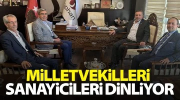 Milletvekilleri sanayicileri dinliyor