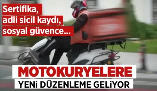 Motokuryelere yeni düzenleme geliyor