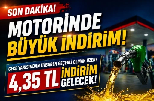 Motorinde B&uuml;y&uuml;k İndirim! Gece Yarısından İtibaren Ge&ccedil;erli