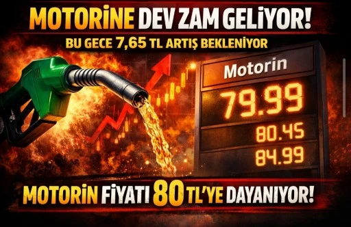 Motorine Dev Zam Geliyor: Bu Gece 7,65 TL Artış Bekleniyor