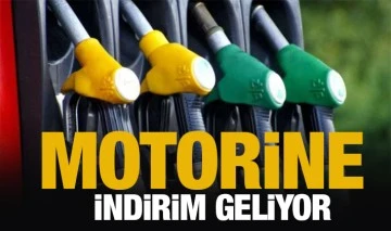 Motorine indirim geliyor