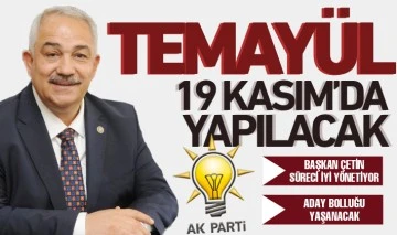 TEMAYÜL 19 KASIM’DA YAPILACAK