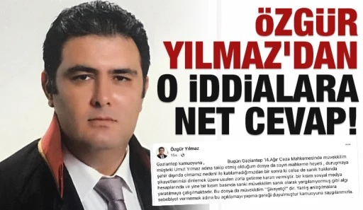 &Ouml;ZG&Uuml;R YILMAZ'DAN O İDDİALARA NET CEVAP!