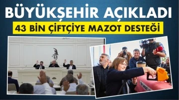 BÜYÜKŞEHİR AÇIKLADI.. 43 BİN ÇİFTÇİYE MAZOT DESTEĞİ
