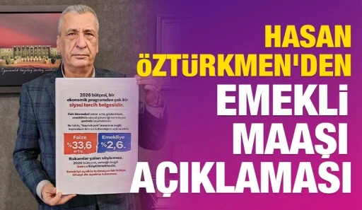Hasan &Ouml;zt&uuml;rkmen&rsquo;den emekli maaşı a&ccedil;ıklaması&nbsp;