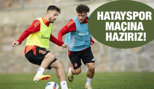 HATAYSPOR MAÇINA HAZIRIZ!