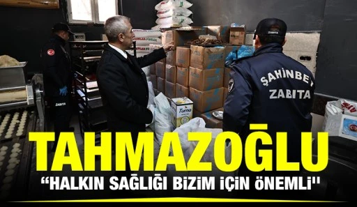 TAHMAZOĞLU “HALKIN SAĞLIĞI BİZİM İÇİN ÖNEMLİ''