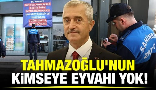 TAHMAZOĞLU'NUN KİMSEYE EYVAHI YOK!