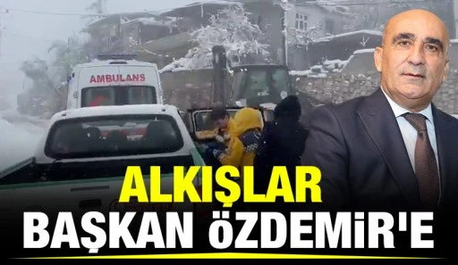 ALKIŞLAR BAŞKAN ÖZDEMİR'E