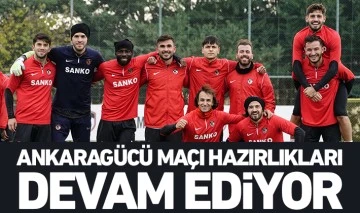 Ankaragücü maçı hazırlıkları devam ediyor 