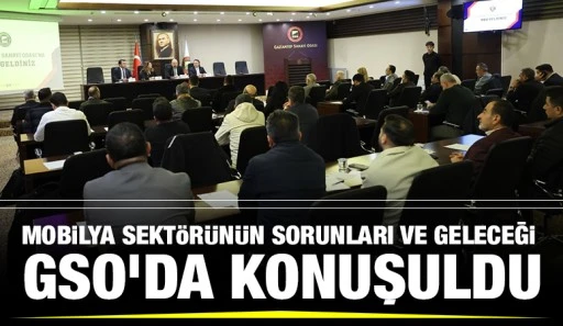 MOBİLYA SEKT&Ouml;R&Uuml;N&Uuml;N SORUNLARI VE GELECEĞİ GSO&rsquo;DA KONUŞULDU