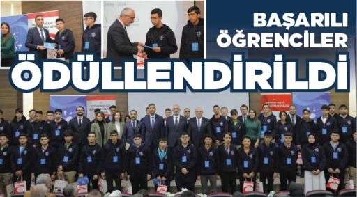 BAŞARILI ÖĞRENCİLER ÖDÜLLENDİRİLDİ