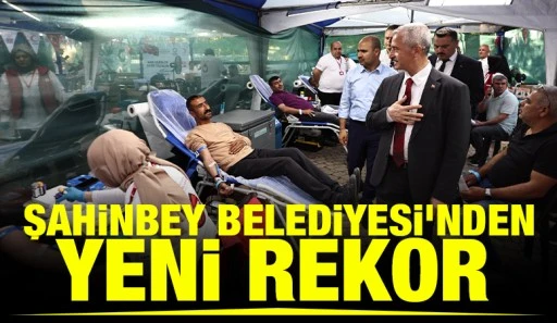 ŞAHİNBEY BELEDİYESİ’NDEN YENİ REKOR 