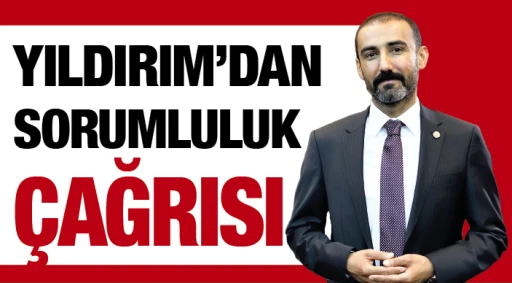 YILDIRIM'DAN SORUMLULUK ÇAĞRISI