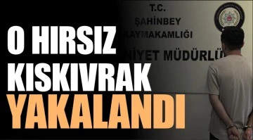 O HIRSIZ KISKIVRAK YAKALANDI