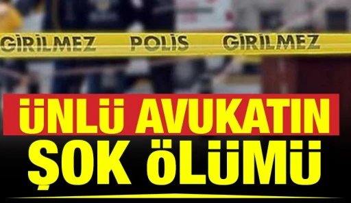 &Uuml;NL&Uuml; AVUKATIN ŞOK &Ouml;L&Uuml;M&Uuml;