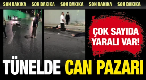 SON DAKİKA.... Tünelde Can Pazarı! ÇOK SAYIDA YARALI VAR!