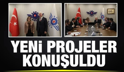BAŞKAN ŞAHİN GAZİ KENTİN YENİ PROJELERİ İÇİN GÖRÜŞMELER YAPTI