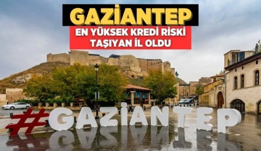 GAZİANTEP EN YÜKSEK KREDİ RİSKİ TAŞIYAN İL OLDU