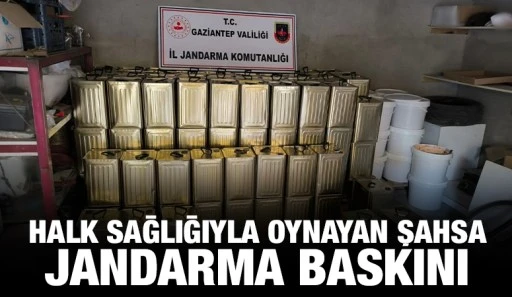 HALK SAĞLIĞIYLA OYNAYAN ŞAHSA JANDARMA BASKINI