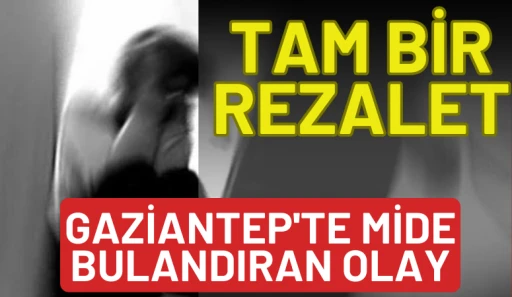 TAM BİR REZALET! GAZİANTEP'TE MİDE BULANDIRAN OLAY