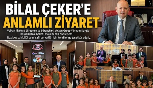 BİLAL &Ccedil;EKER'E ANLAMLI ZİYARET