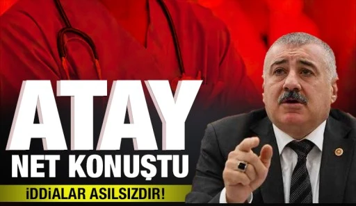 SERMET ATAY NET KONUŞTU: İDDİALAR ASILSIZDIR!