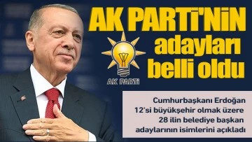 AK PARTİ ADAYLARINI AÇIKLADI