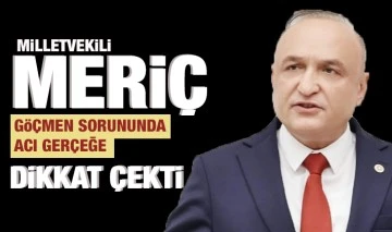 MİLLETVEKİLİ MERİÇ GÖÇMEN SORUNUNDA ACI GERÇEĞE DİKKAT ÇEKTİ 