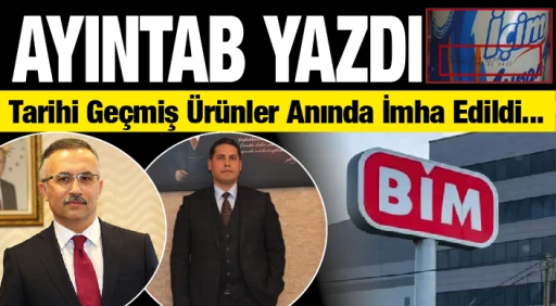 AYINTAB YAZDI... Tarihi Geçmiş Ürünler Anında İmha Edildi