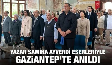  YAZAR SAMİHA AYVERDİ ESERLERİYLE GAZİANTEP'TE ANILDI