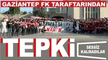 Gaziantep FK TARAFTARINDAN TEPKİ... Sessiz kalmadılar