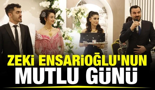 Zeki Ensarioğlu'nun mutlu günü 