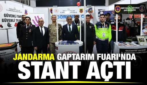 Jandarma, GAPTARIM Fuarı’nda stant açtı