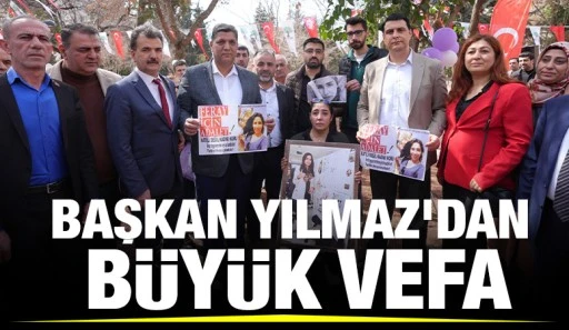 BAŞKAN YILMAZ’DAN BÜYÜK VEFA
