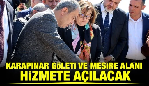 KARAPINAR GÖLETİ VE MESİRE ALANI HİZMETE AÇILACAK